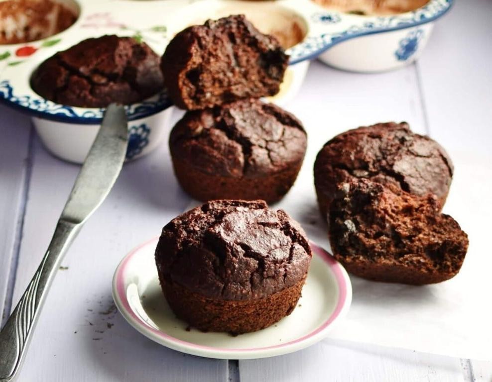 Beetroot and Chocolate Muffins