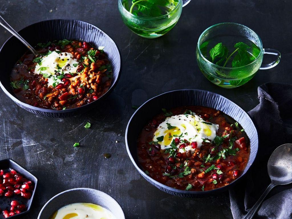 Beetroot and Pomegranate Molasses Soup
