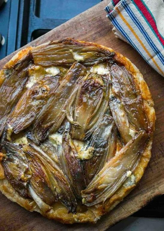 Belgian Endive and Blue Cheese Tart