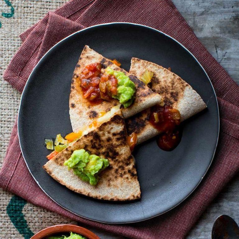 Bell Pepper and Onion Quesadillas