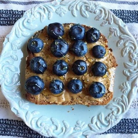 Berry and Almond Butter Toast