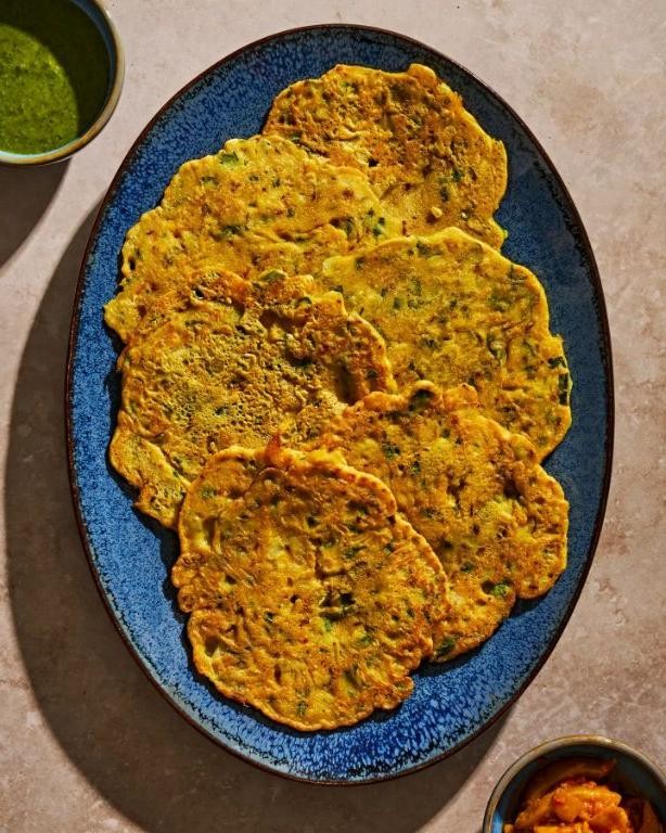 Besan Cheela (Spicy Pancakes)