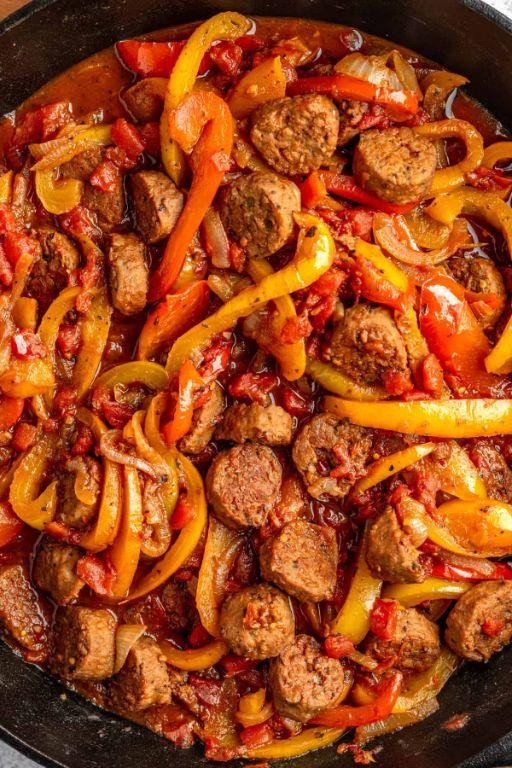 Beyond Sausage and Peppers Skillet