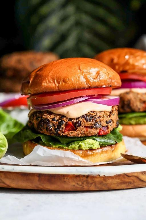 Black Bean Burgers with Chipotle Mayo