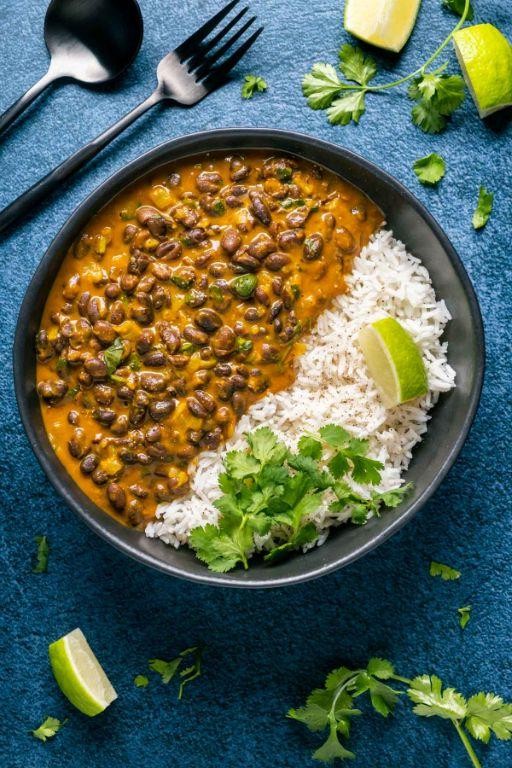 Black Bean and Coconut Curry