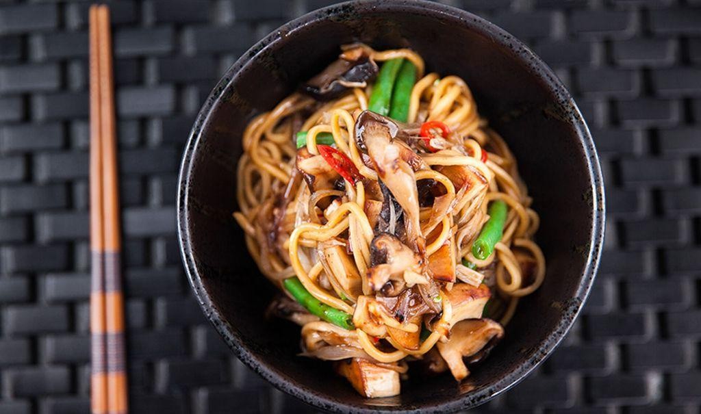 Black Bean and Mushroom Stir Fry