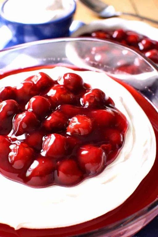 Black Cherry Jello with Cherry Pie Filling