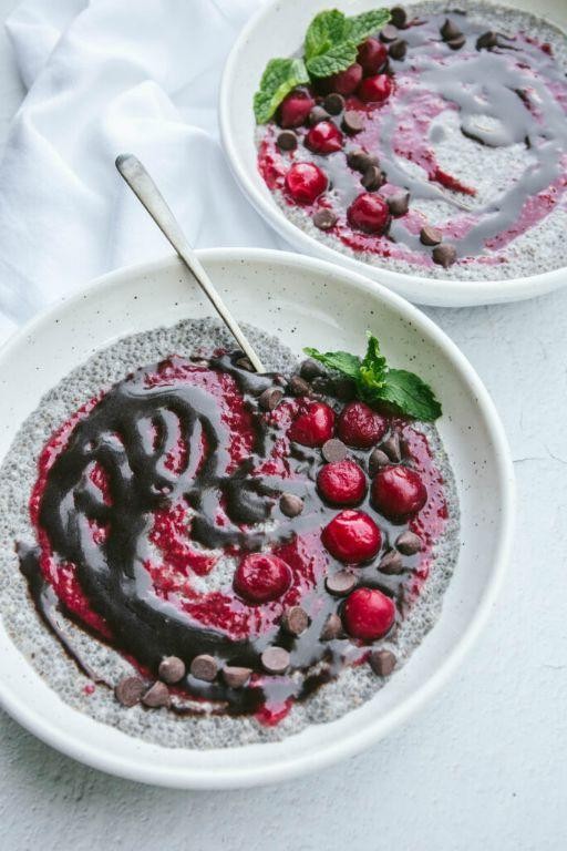 Black Forest Chia Bowl