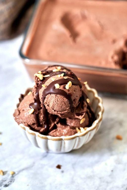 Black Forest Cottage Cheese Ice Cream