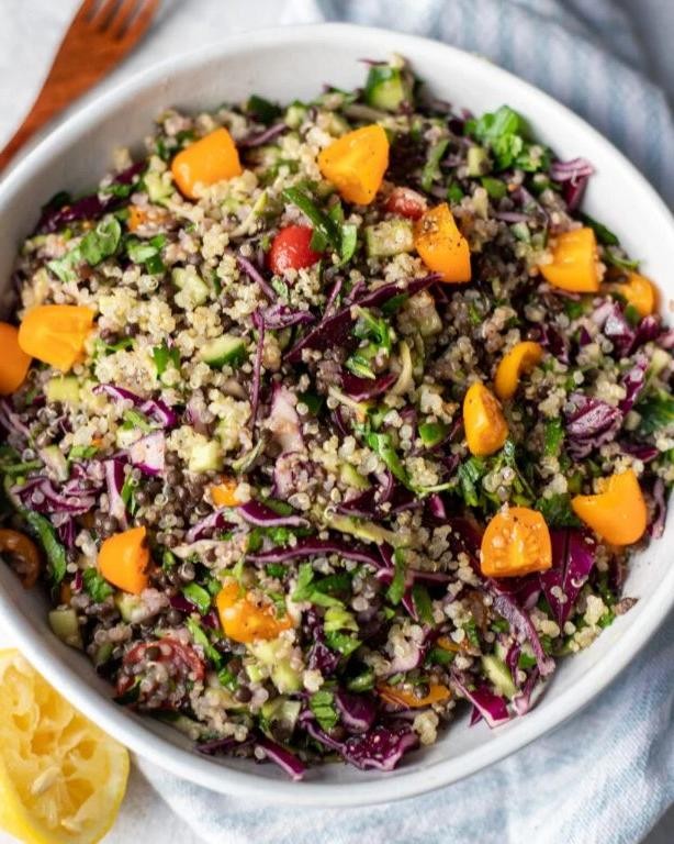 Black Quinoa Tabbouleh