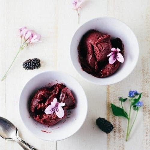 Blackberry Cabernet Sorbet