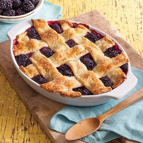 Blackberry Cobbler Pie