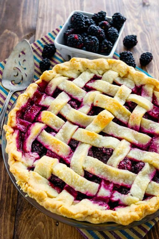 Blackberry Lattice Pie