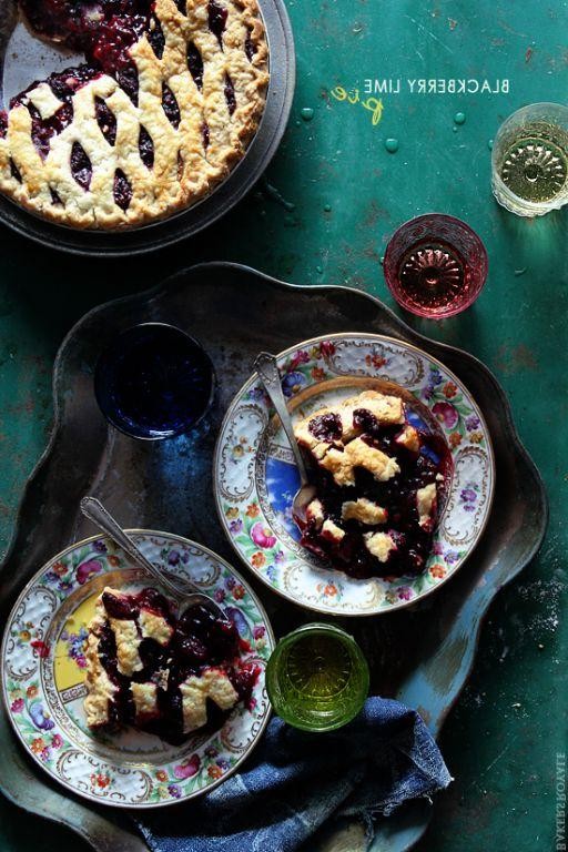 Blackberry Lime Pie
