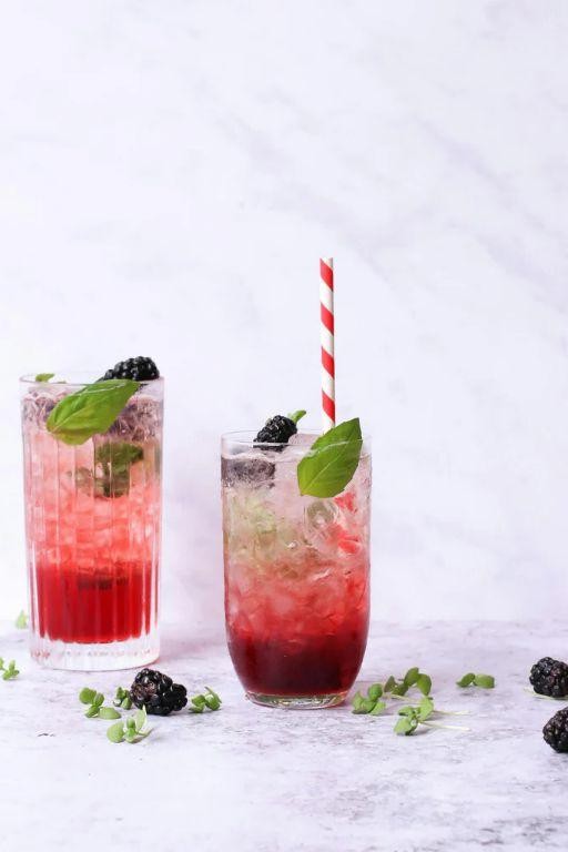 Blackberry Sage Ice Tea