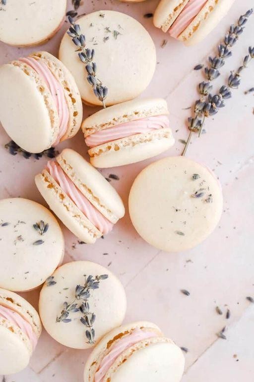 Blackberry Sage Macaroons