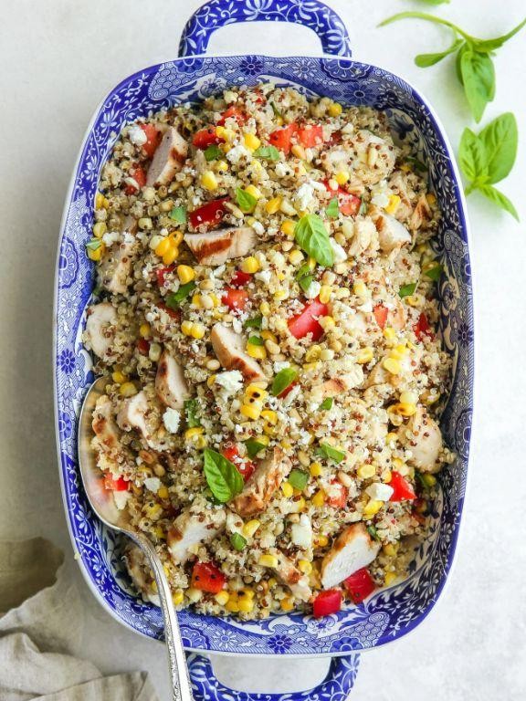 Blackstone Grilled Chicken and Quinoa Salad