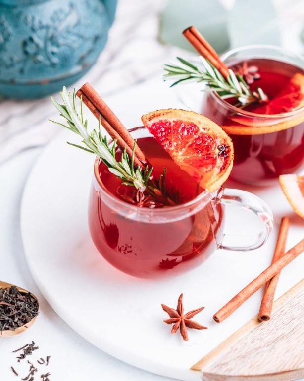 Blood Orange Liqueur Hot Toddy