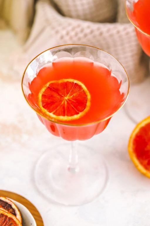 Blood Orange Liqueur Martini
