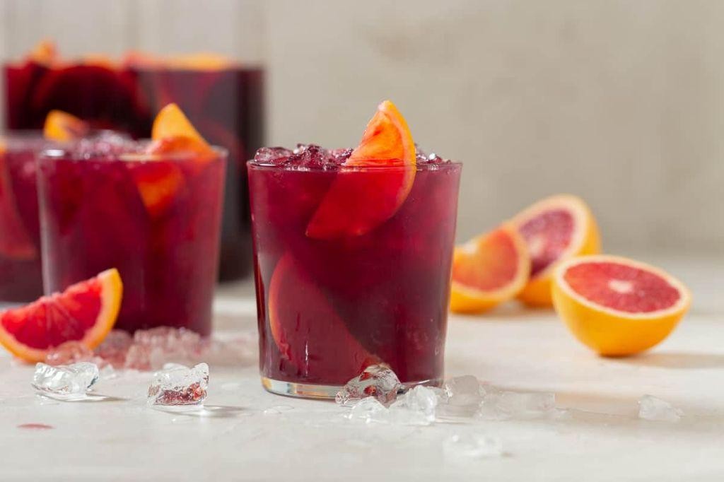 Blood Orange Liqueur Sangria
