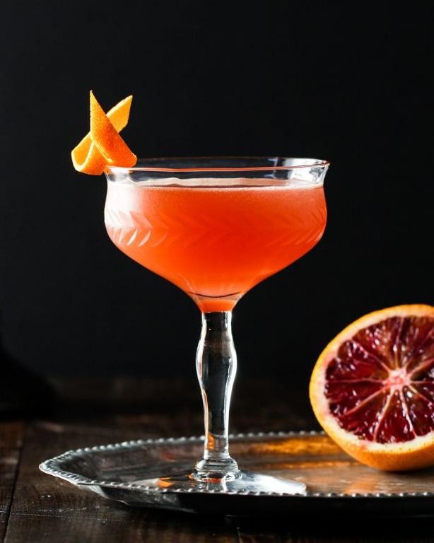 Blood Orange Liqueur Sidecar