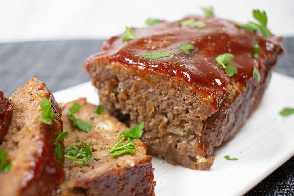 Blue Cheese and Caramelized Onion Stuffed Meatloaf