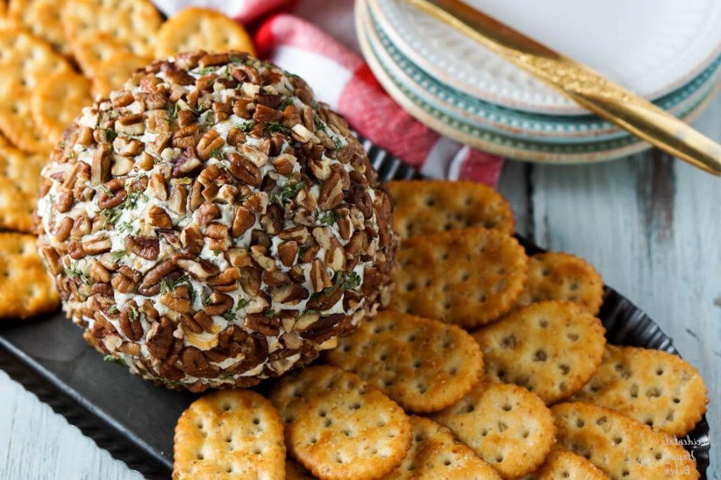 Blue Cheese and Walnut Cheese Ball