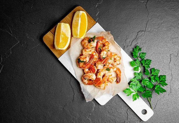Blue Cheese and Walnut Stuffed Shrimp