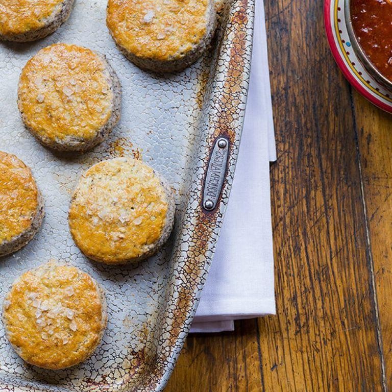 Blue Cornmeal Biscuits