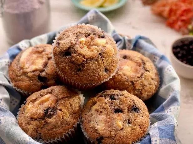 Blue Cornmeal Muffins with Blueberries