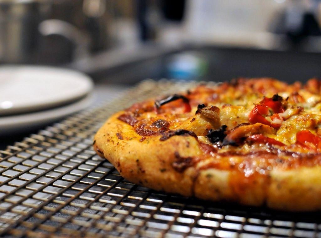 Blue Cornmeal Pizza Crust