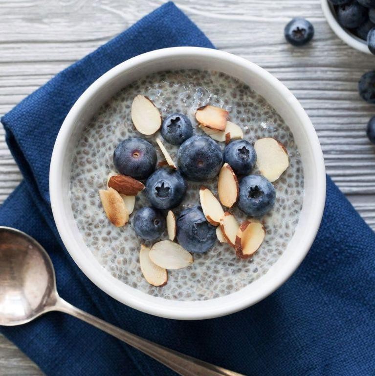 Blueberry Almond Chia Bowl