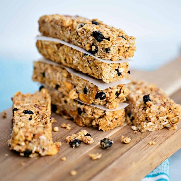 Blueberry Almond Granola Bars
