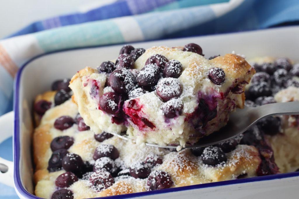 Blueberry Biscuit Breakfast Bake