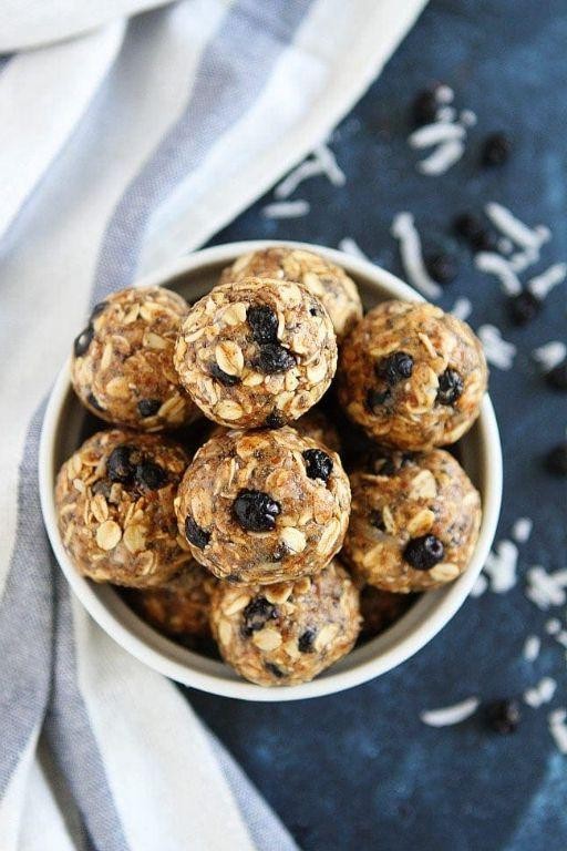 Blueberry Coconut Energy Balls