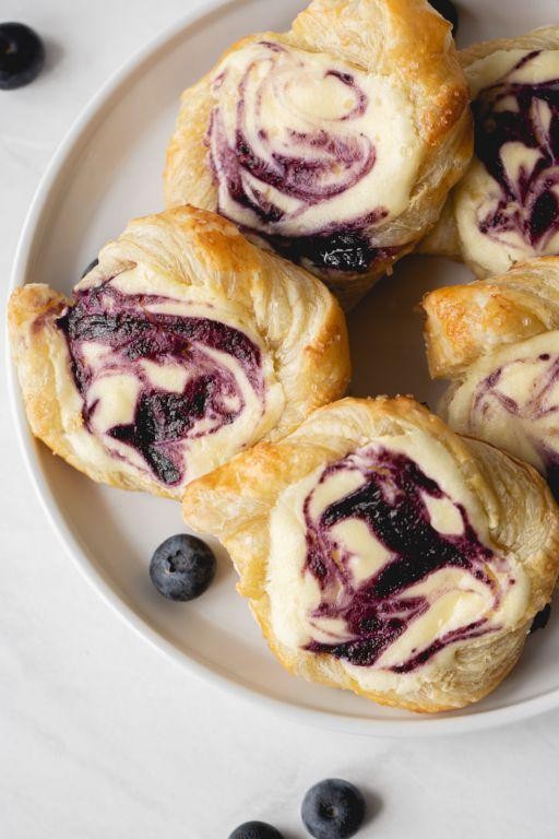 Blueberry Cream Cheese Danish