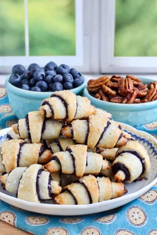 Blueberry Cream Cheese Rugelach