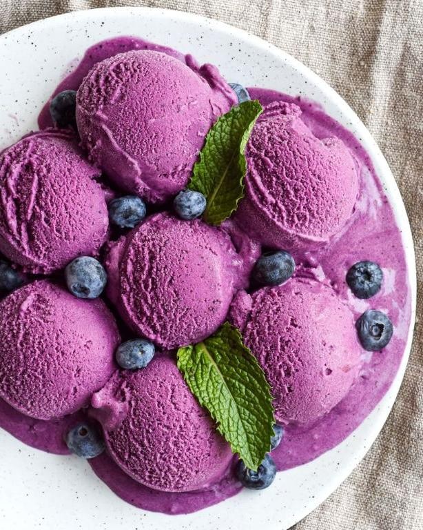 Blueberry Ice Cream