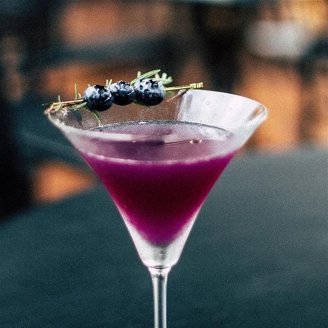 Blueberry Lavender Mexican Martini