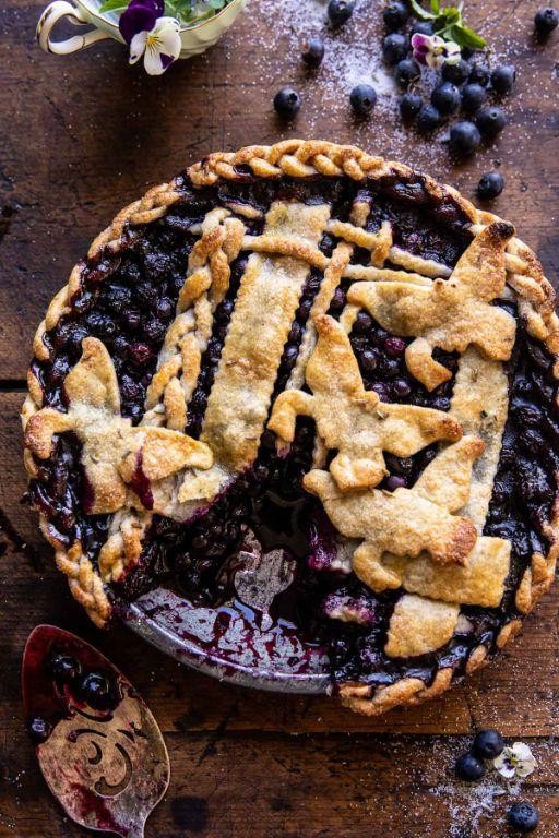 Blueberry Lavender Pie