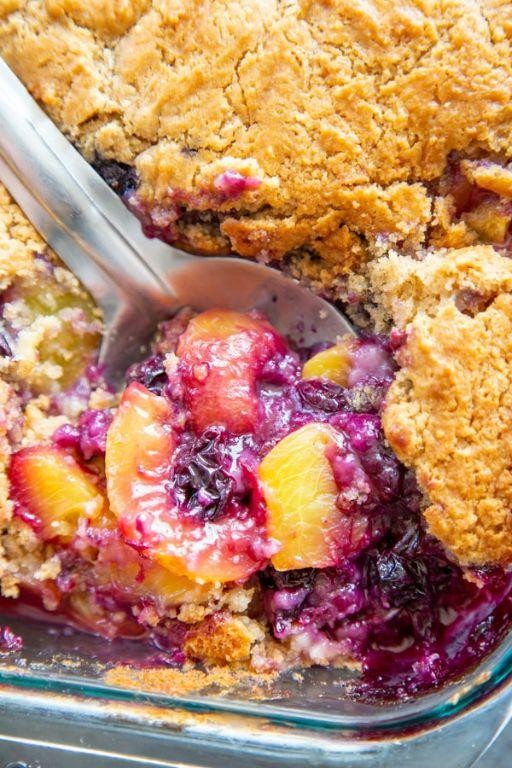 Blueberry Peach Cobbler