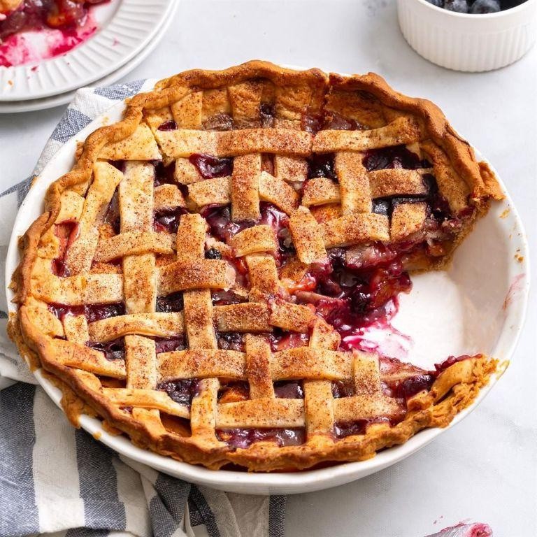 Blueberry Peach Pie