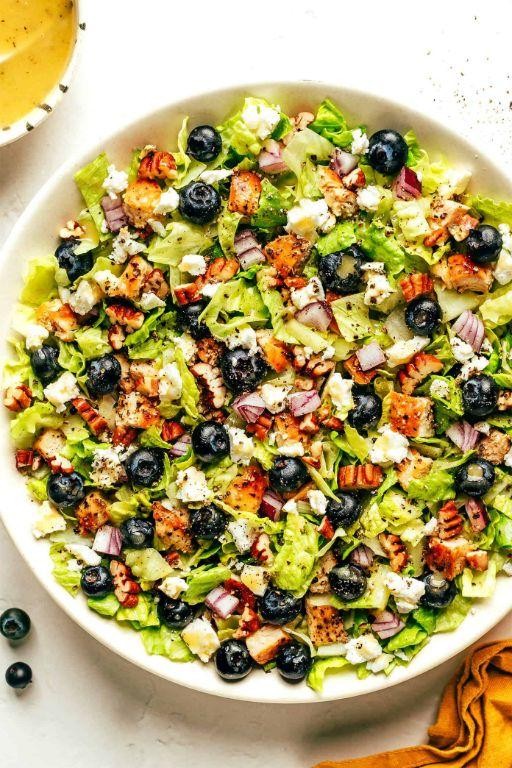 Blueberry and Walnut Chicken Salad