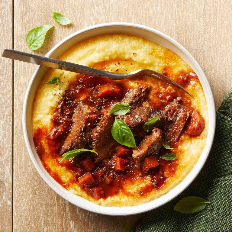 Braised Chuck Roast with a Tomato Based Sauce