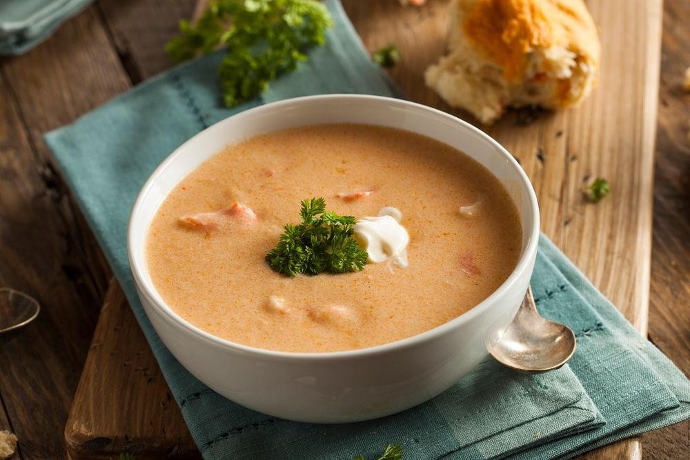 Brandy Flavored Lobster Bisque