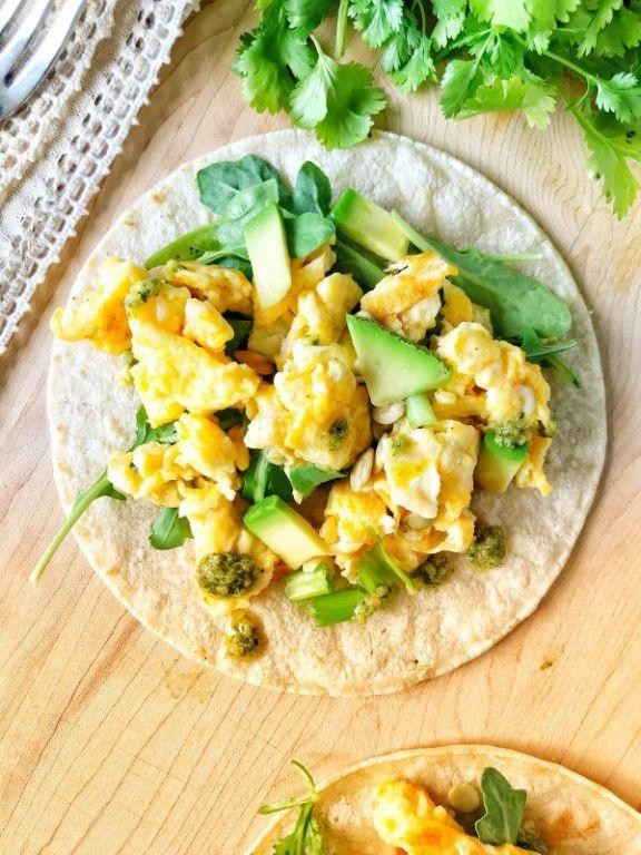 Breakfast Tacos with Scrambled Eggs
