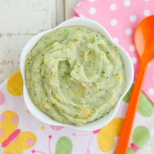 Broccoli and Cheese Puree