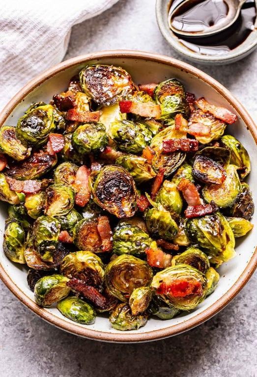 Brussels Sprouts with Bacon and Balsamic