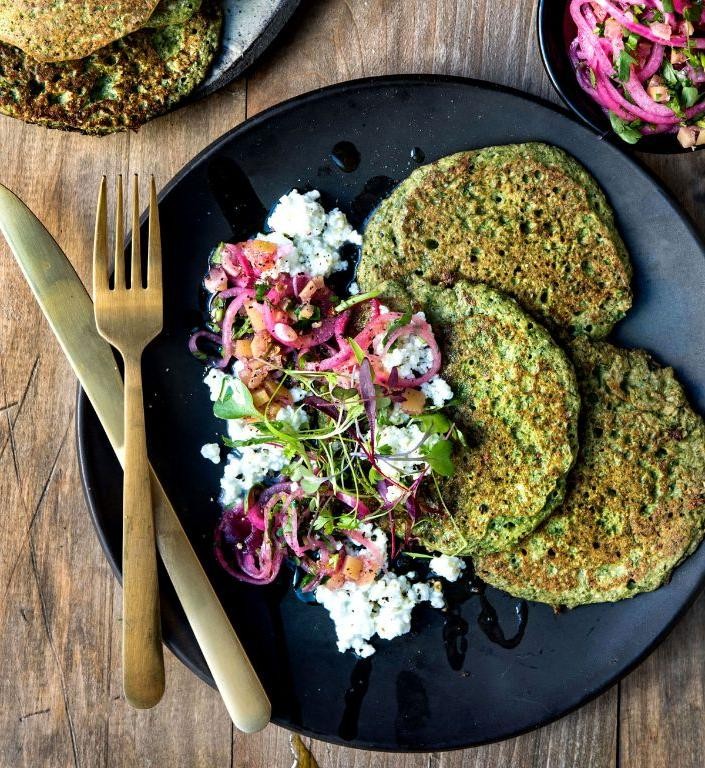 Buckwheat Pancakes with Ricotta and Lemon Zest