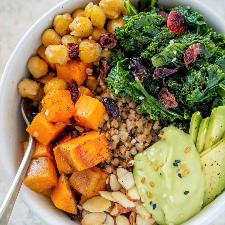 Buckwheat and Sweet Potato Grain Bowl